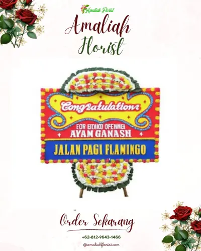 Bunga Papan Congratulation di Gedok Kulon